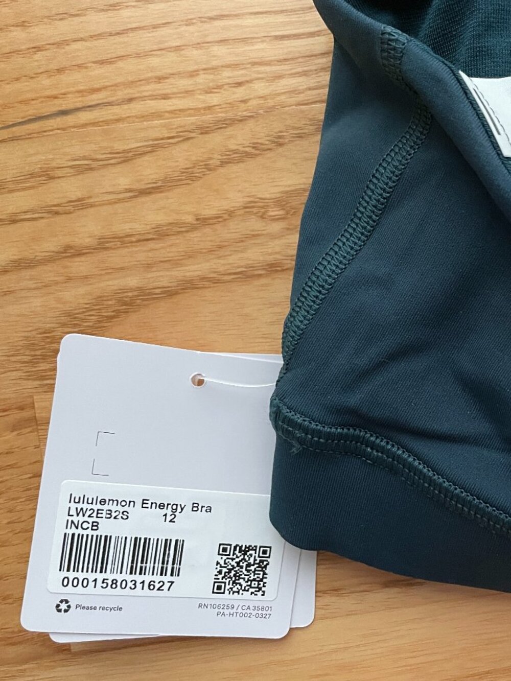 NWT Lululemon Energy Bra Medium Support Size 12 - Picture 4 of 11
